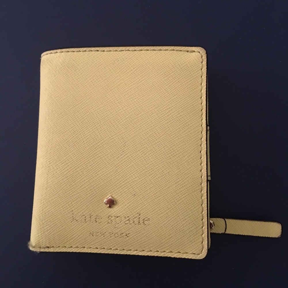 Small yellow Kate Spade wallet